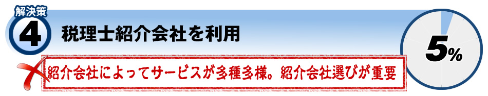 税理士紹介会社を利用